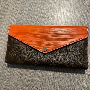 Louis Vuitton Monogram and Orange Epi Leather Wallet